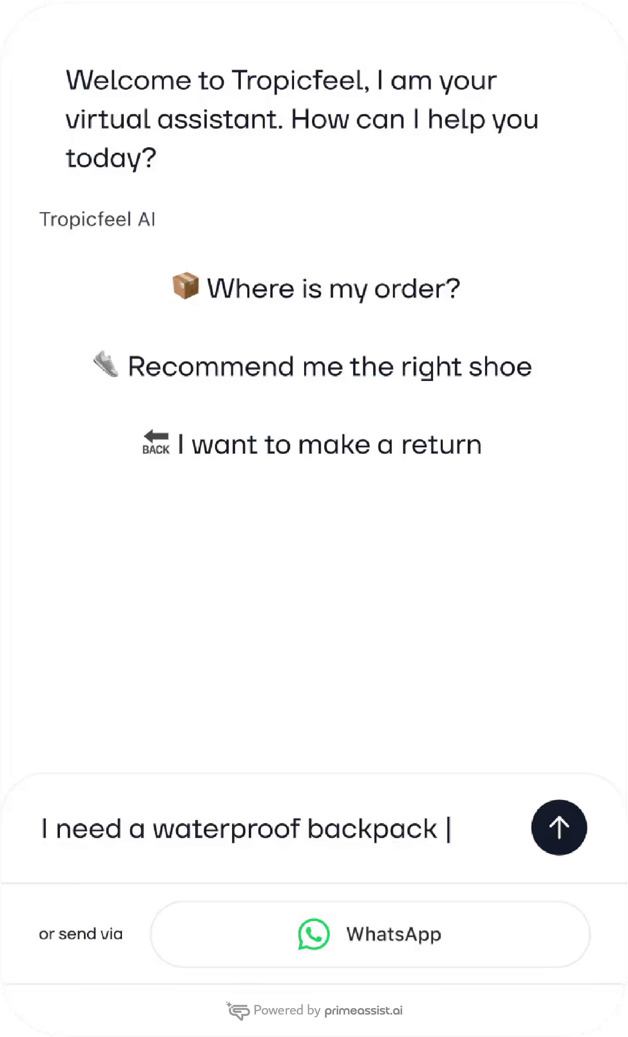 Primeassist.ai in action